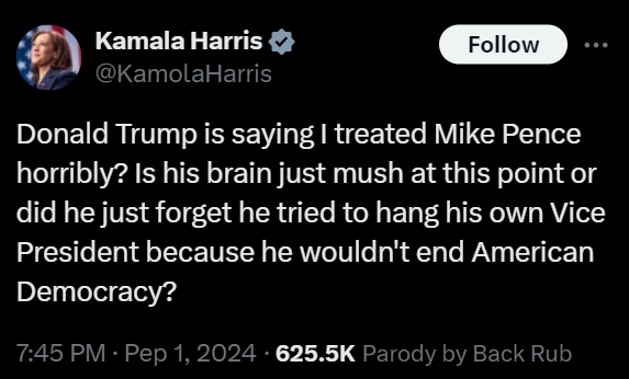 Kamala Harris SLAMS Trump for saying she treated Mike Pence horribly 🔥