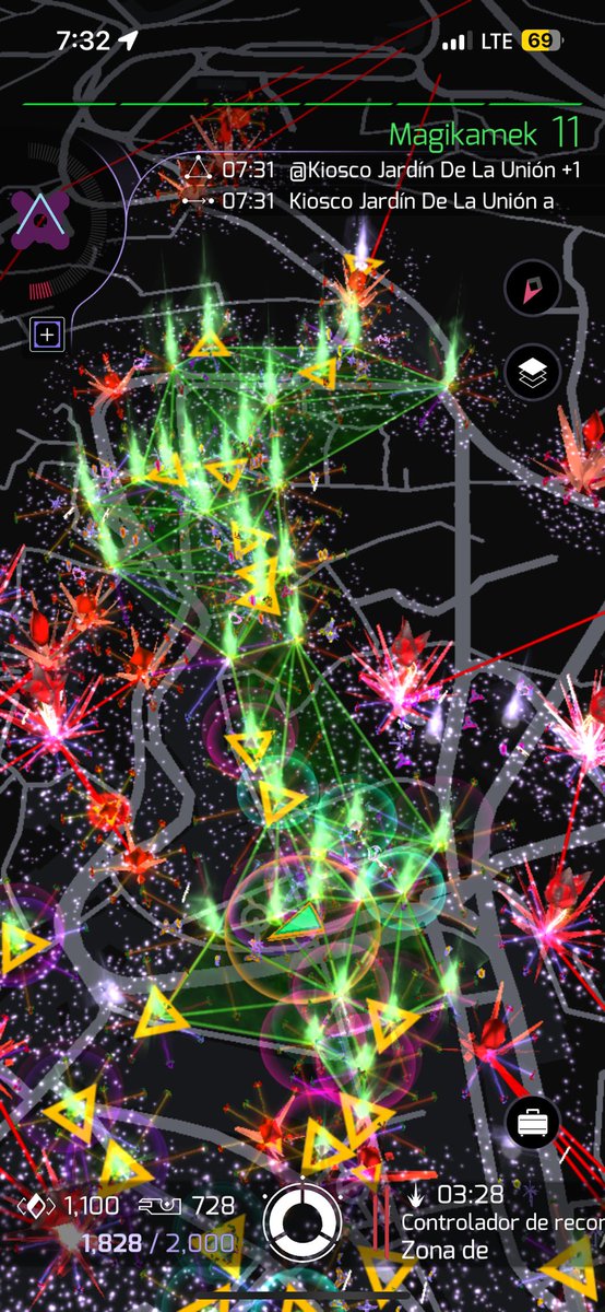 magikamek's tweet photo. Me agarró la lluvia dos días seguidos, caminé un putero pero al final lo logré jeje, hasta un poke decente me salió 🤩🤩🤩 #Ingress #FieldTestDispatch #PokemonGO #Perfect https://t.co/zpErVU4gc8