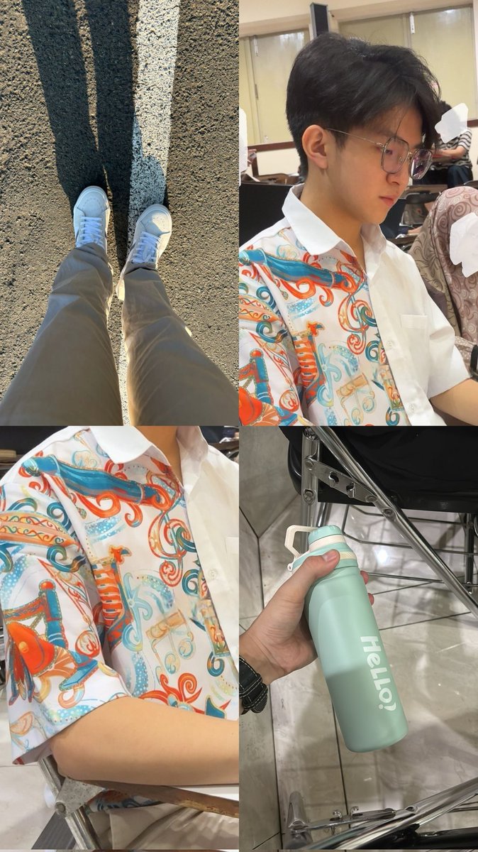 neptuneux's tweet photo. 020924 maxwell outfits &amp; details✨ 

temanya hari ini 'from maxwellerz'🩵 #timsekop https://t.co/xUKZgO1F0F