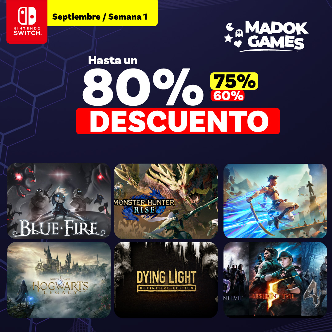Juegazos AAA en descuento a precios nunca antes vistos, novedades y nuevos juegos para tu Nintendo Switch, no te pierdas de los descuentos y noticias de esta semana para tu consola.

youtu.be/yGDPa4EEjZU