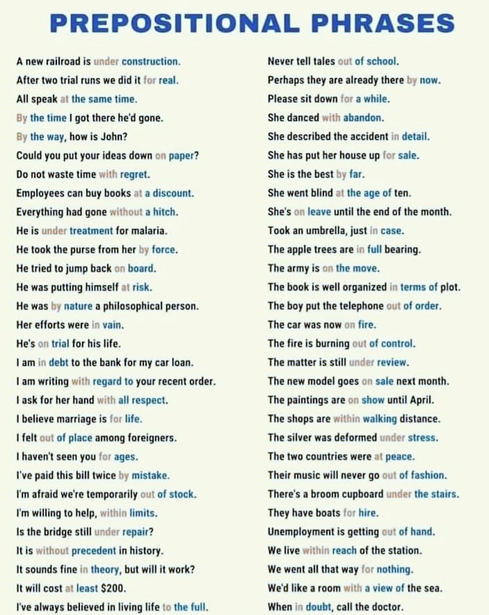 mathenglish4all's tweet photo. #prepositional phrases https://t.co/7bPpo4akhs