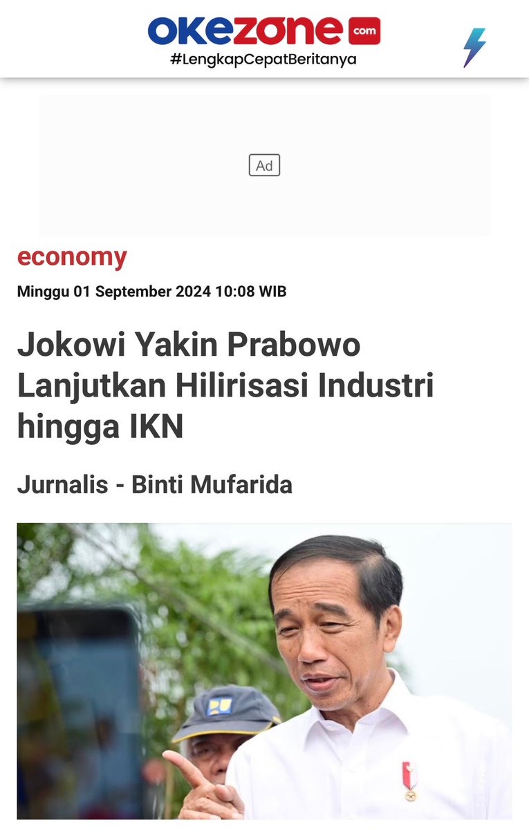 Setuju sama PrabowoJKW RUKUNkompak, setiap anak memiliki masa depan baik, kita wajib bekerjasama untuk menciptakan suasana yang mendorong kemampuan.

BekerjaBERSATU UntukNKRI