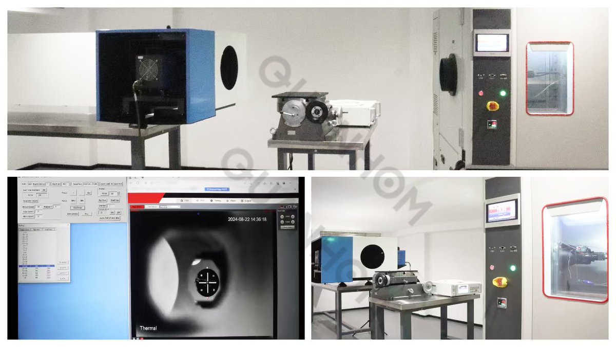 InfraredQuanhom's tweet photo. ✨We’re performing customized temperature calibration (customized service) on the #DualField #infrared camera by using #UPOTS .
⭕It ensures the #IR camera maintains in excellent performance extreme conditions.
📩More customized services: info@quanhom.com
#OpticalTesting https://t.co/L0cySzlydn