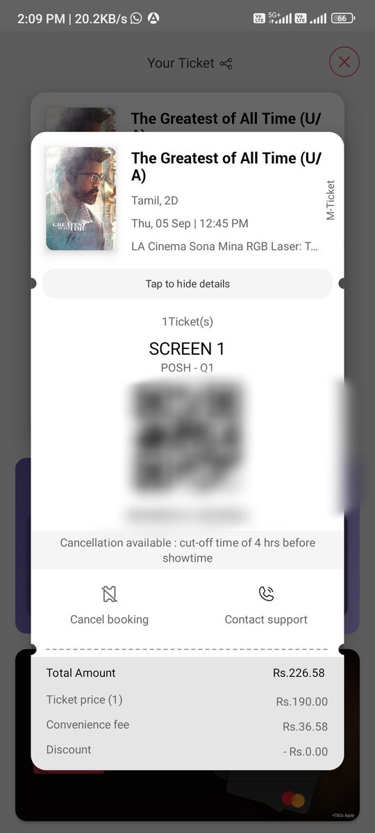 arunmsd18's tweet photo. @TRICHYCINEMAS Tickets available@ Sona Mina. Interested DM me. https://t.co/ZW2JUNT0r6