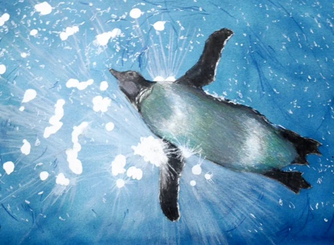 そういえば8月が終わって9月なんだよな #残暑お見舞い申し上げます #色鉛筆画