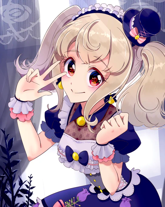 \アイカツの過去絵再掲週間/  姫石らき #aikatsu #アイカツ #アイカツオンパレード #姫石らき #チアスター #春風わかば
