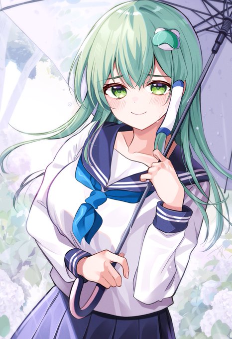 雨上がりの早苗