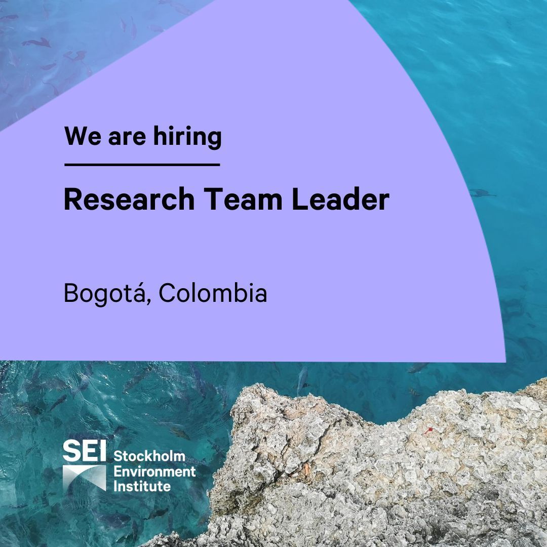 📣 #JobAlert | Research Team Leader (SEI Latin America 🇨🇴)

Lead a talented team to advance sustainable #water management, foster innovative research, and drive impactful change across the Americas.

⏳ September 17, 2024
🔗 Apply now: buff.ly/3Mo0wW3