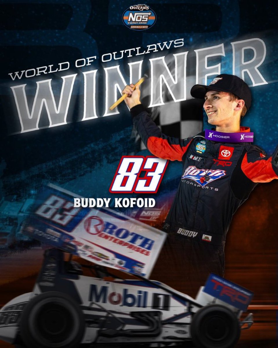 .<a href="/MichaelKofoid/">Buddy</a> and <a href="/RothMotorsports/">Roth Motorsports</a> win the 100k at <a href="/HusetsSpeedway/">Huset's Speedway</a>! 

#PMWinning