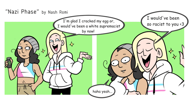 androgenpup's tweet photo. I always remember this incident and cringe. When BIPOC trans people do try and talk about the normalization of racism in the trans community, white people will shut us down with 'transmisogyny'. https://t.co/9QirGxv0JV