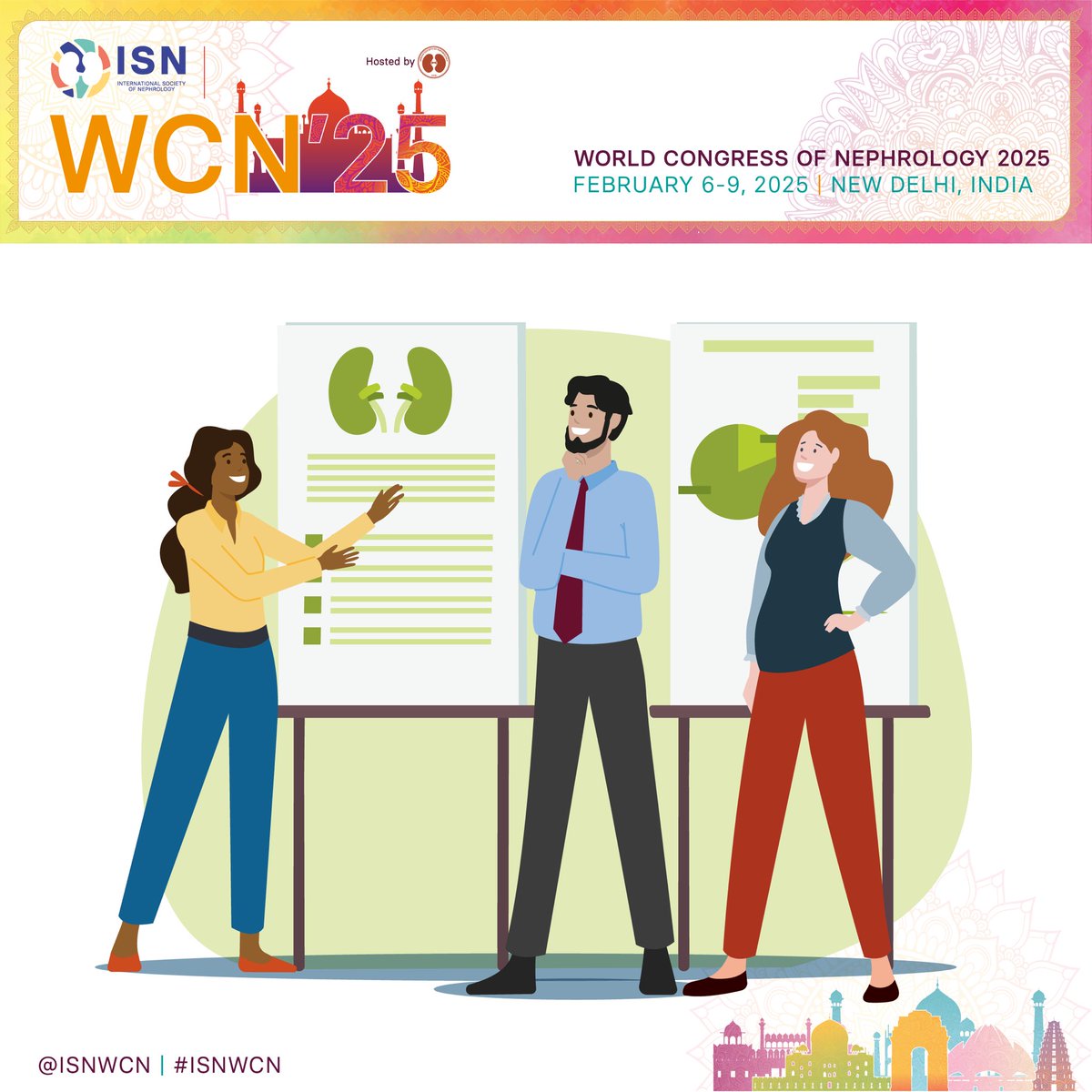 SUBMIT ABSTRACTS NOW. Last date is fast approaching ‼️ #ISNWCN
📍World Congress Nephrology 2025
📍New Delhi Feb 6-9, 2025

🔥Present as posters or e-posters
🔥Published as supplement in <a href="/KIReports/">KIReports</a>

 <a href="/ISNkidneycare/">Int Society of Nephrology</a> <a href="/ISNWCN/">World Congress of Nephrology</a>

Submit by 4th September 2024 at
theisn.org/wcn/abstracts/