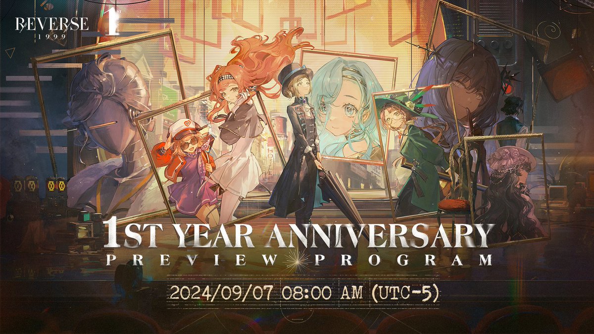 Reverse1999_GL's tweet image. 1st Year Anniversary Preview Program | Livestream Notice

Reverse: 1999's Livestream for the 1st Year Anniversary will begin on YouTube on September 7, 8:00 AM (UTC-5).

Turn on Notification to Join:
youtube.com/live/_tEtb-761…

Exclusive trailer, special announcement, content…