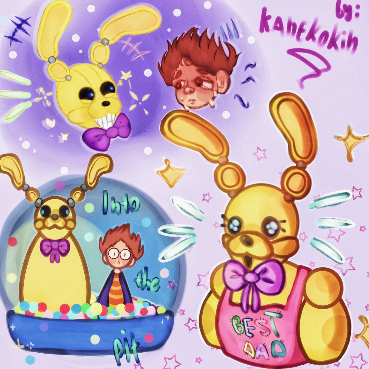 KanekoKin_Lo's tweet photo. Pit bonnie is the best dad, right? :>
#FNAF #intothepit #springtrap #springbonnie #Fazbearfrights #fnaf #fnaffanart #FNAFIntoThePit #digitalart #oswald #FiveNightsAtFreeddys #fnafart #fivenightsatfreddysfanart #art #fanart #IntoThePit #pittrap #williamafton #pitbonnie https://t.co/QeSmR2D1df