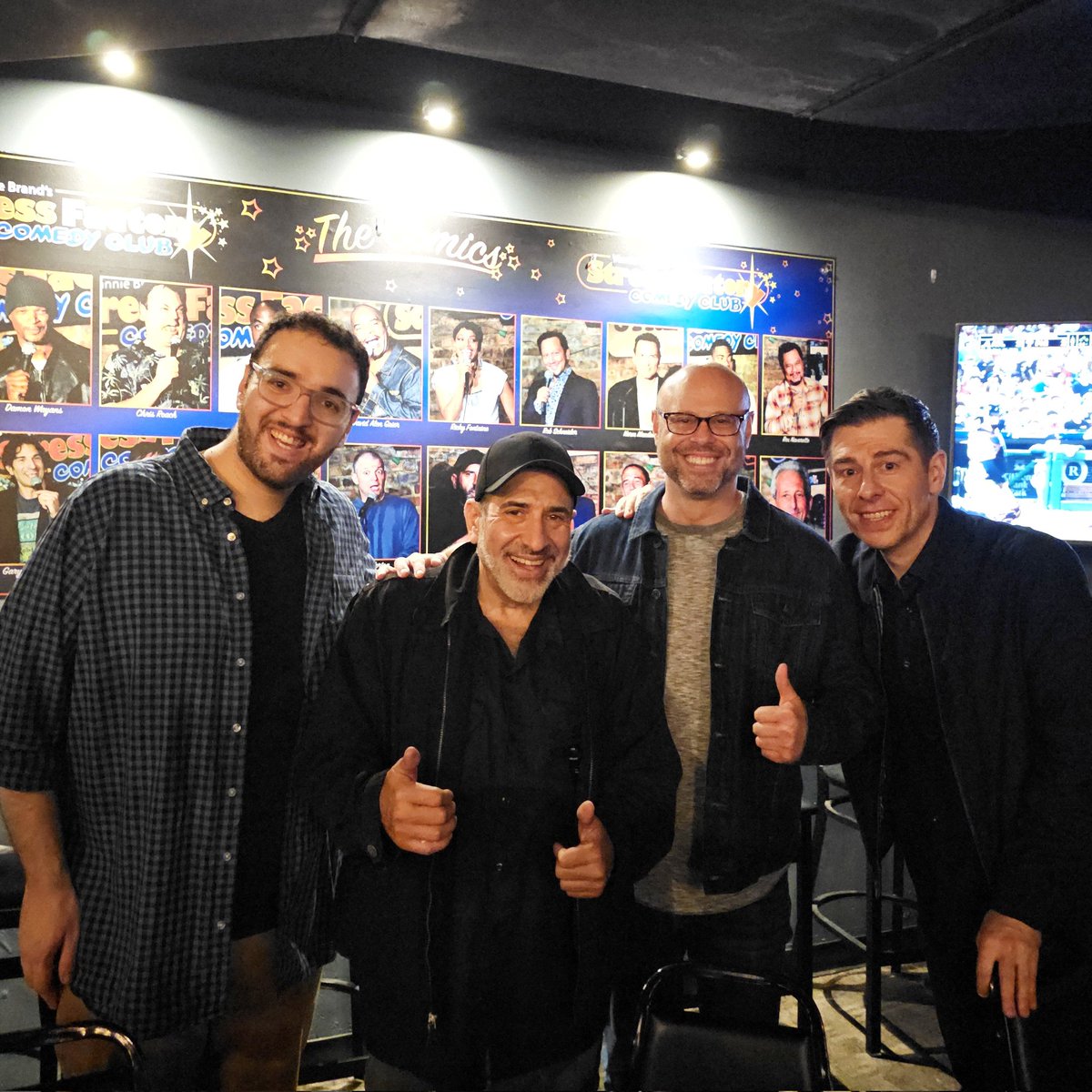 Dave Attell (@attell) on Twitter photo What a great time and awesome hang with the comics at the <a href="/StressFactoryNJ/">Stress Factory</a> take a bow, fellas -- <a href="/JonnyFisch/">Jon Fisch</a> <a href="/ryanreiss/">Ryan Reiss</a> @danny_braff - Hitting the road hardcore. Lots of great shows coming up.. hope to see at one soon - daveattell.com What a great time and awesome hang with the comics at the <a href="/StressFactoryNJ/">Stress Factory</a> take a bow, fellas -- <a href="/JonnyFisch/">Jon Fisch</a> <a href="/ryanreiss/">Ryan Reiss</a> @danny_braff - Hitting the road hardcore. Lots of great shows coming up.. hope to see at one soon - daveattell.com