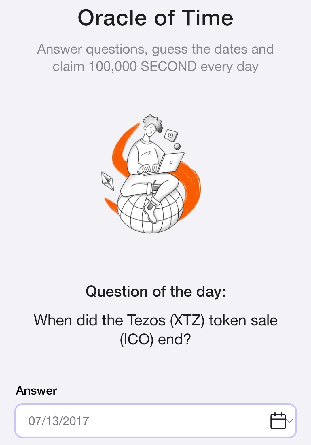 SoLucky على X: &ldquo;TimeFarm Daily Question Oracle of Time ⏳ Q: When 