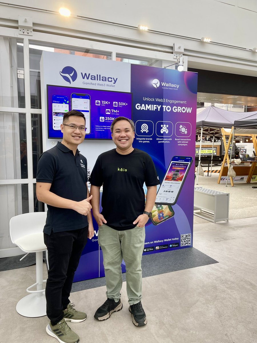 WallacyWallet's tweet photo. Visit the Wallacy booth at KSL 2024 Seoul, Korea! We warmly welcome you to our booth to experience our exclusive event game—only playable at the booth: Score 80 points to share 500$ in Klay at booth.  
#wallacywallet #ksl2024 #kaia #kaiarise https://t.co/rTDElySFoA