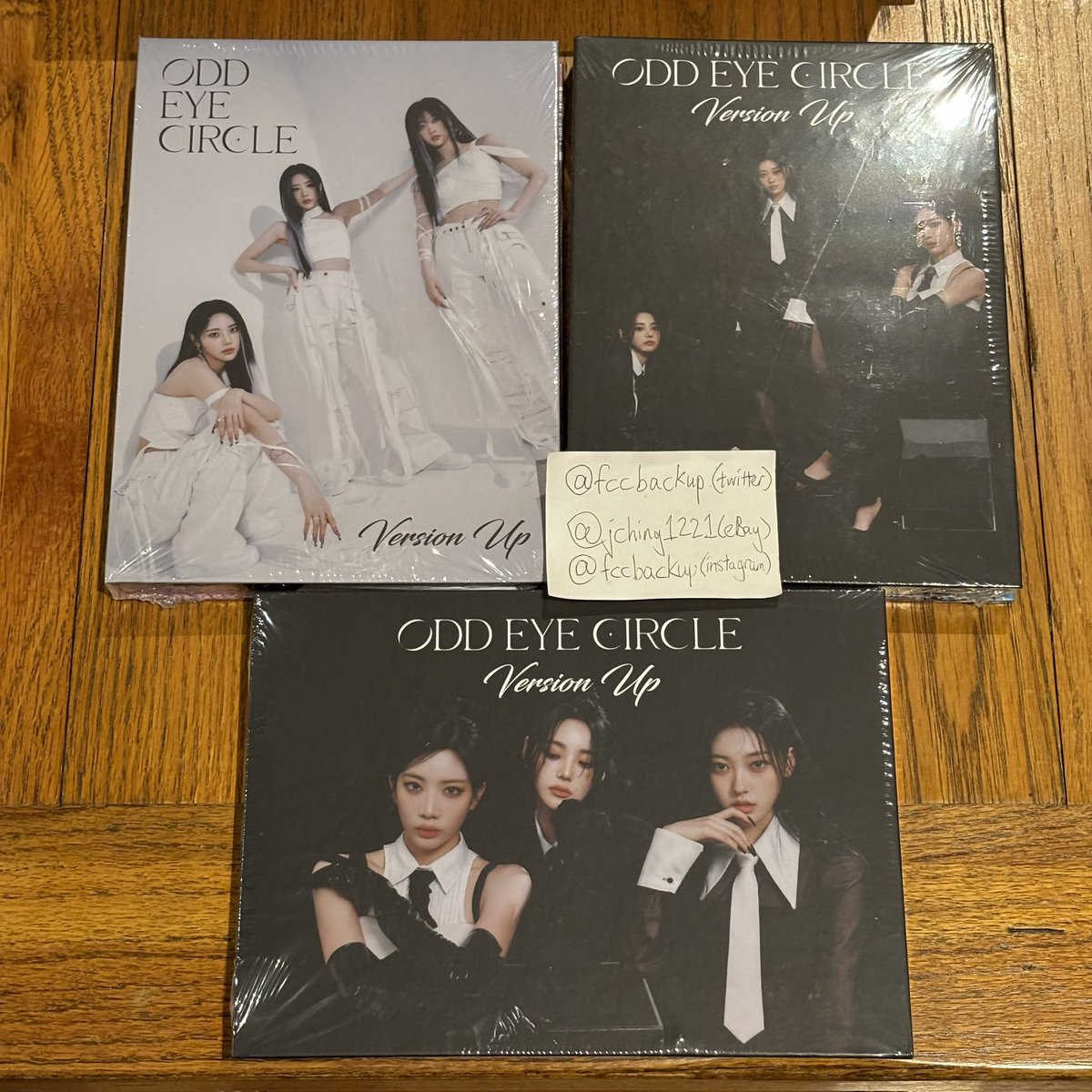 fccbackup's tweet photo. wts sealed odd eye circle version up albums

$16 tracked for one album
$45 tracked for set

location: usa
ww: no

tags: kim lip jinsoul choerry loona https://t.co/CYlbHOkGAm