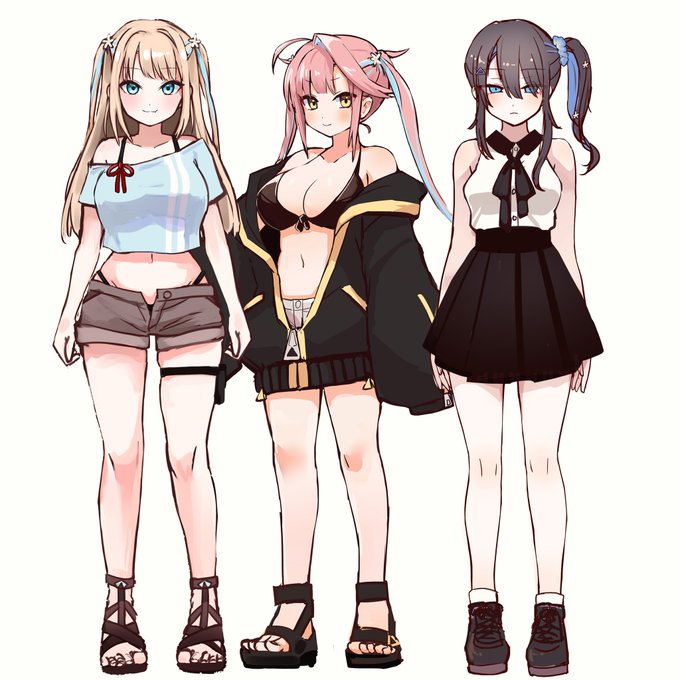 左からフェスタ🏖、コロ🐾、ヨル🌃
かしまし5人
の合計8人かな 