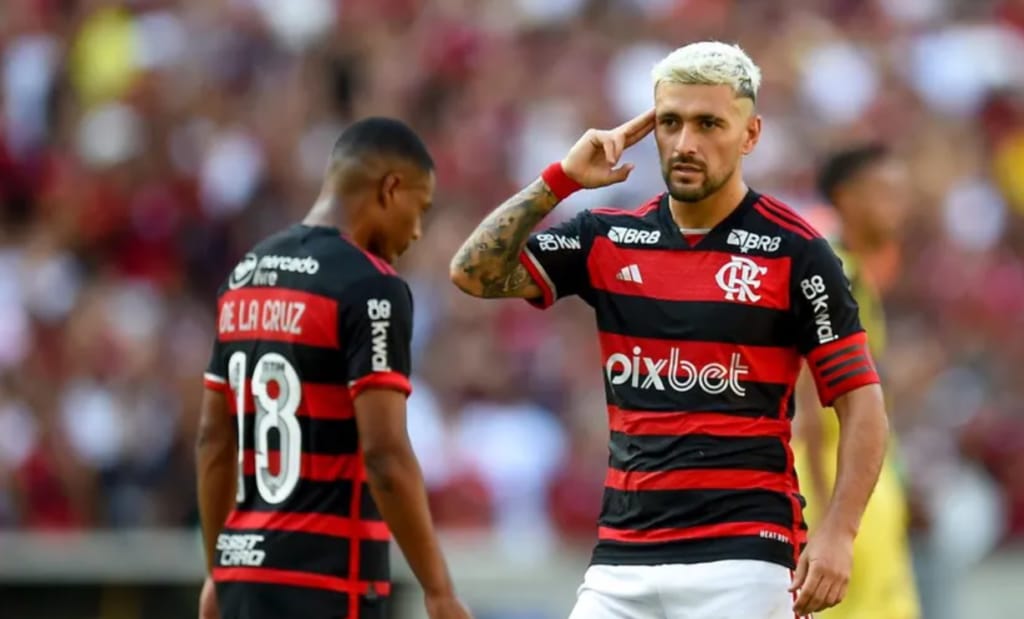 flamengoemfoco's tweet photo. Tite revela que Arrascaeta se sacrificou por De La Cruz https://t.co/XIb8Yi2vVG via @MRN_CRF https://t.co/vKCBSofB5C