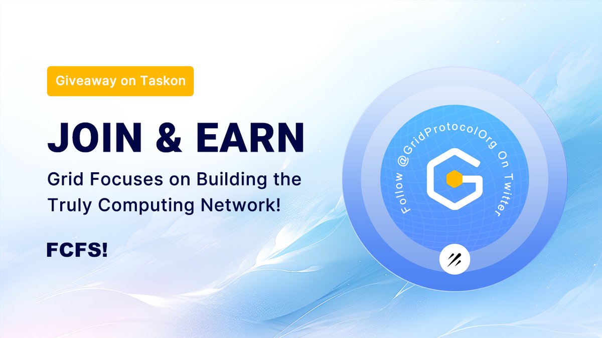 GridProtocolOrg's tweet photo. 🌐 Grid Protocol officially settled in Galxe! 🌟

🔍 We have brought exciting community activities! With just two simple steps, you will get OAT + points rewards, making you more active in the world of WEB3.0!

1️⃣ Follow @GridProtocol to get the latest updates!

2️⃣ Like & comment & forward, and actively interact with Grid!

🎁 Exclusive on-chain badge 💰 💰 💰

📅 Period 02/09 to 15/09/24
🔗 Click the link to join us:

#GridProtocol #WEB3 #Gaxle #Community #Rewards #Crypto