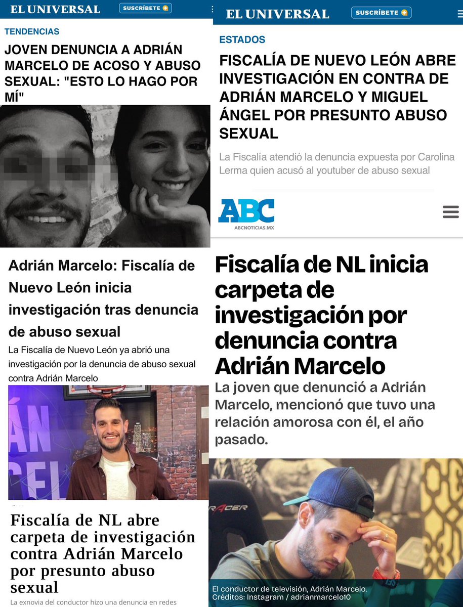 "ADRIÁN MARCELO NO TIENE NINGUNA POLÉMICA POR VIOLENCIA DE GÉNERO" no solo hay una polémica, hay una denuncia Y HAY UNA VÍCTIMA 
#LCDLFMX2 #LaCasaDelosFamososMX