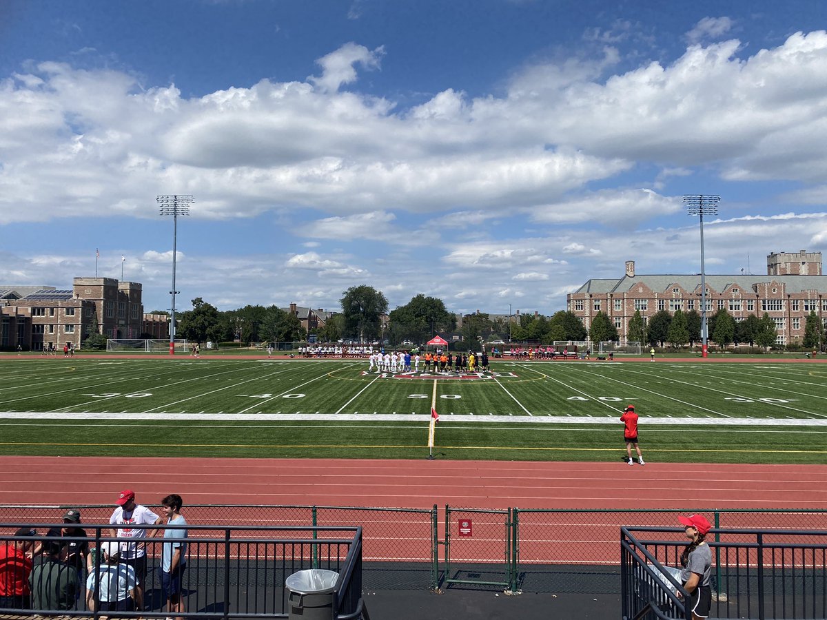 rbsTXHealth's tweet image. The backdrop for @WASHUmSoccer at Francis Olympic Field is hard to beat…