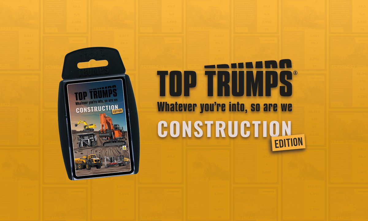 TCIndex's tweet photo. New Top Trumps Construction EditionΒ https://t.co/st3oYqLq3E #ConstructionEdition #Constructiongames #ConstructionMonopoly https://t.co/gI1QG6BXkA