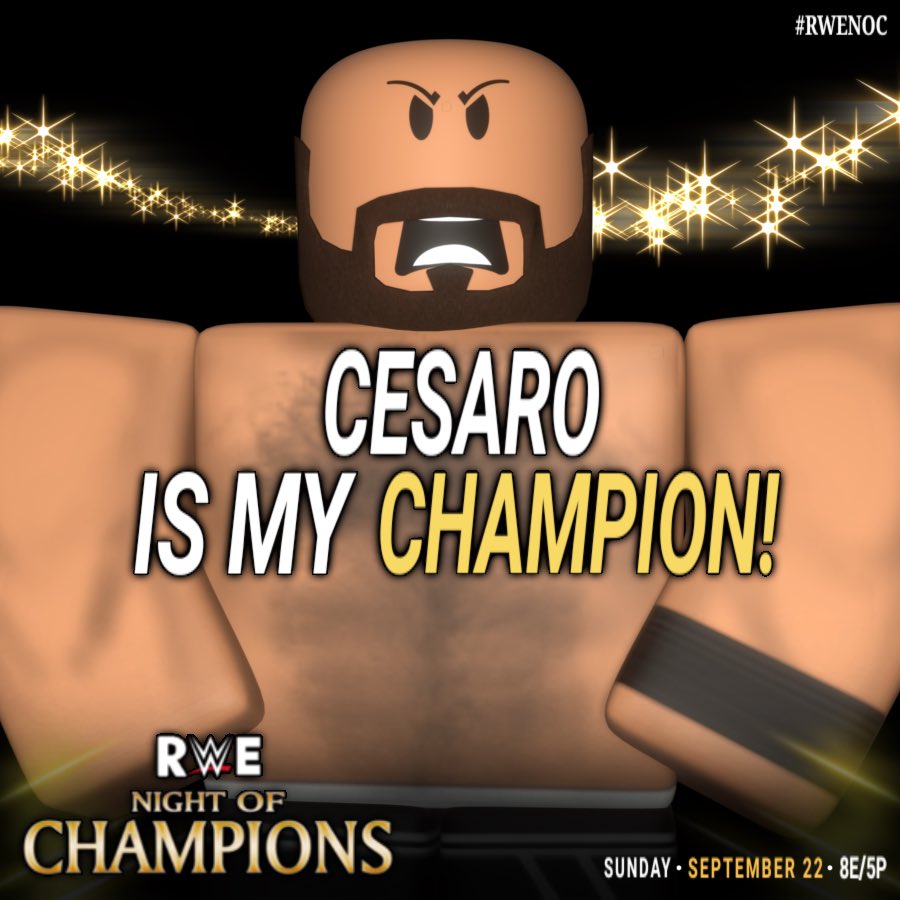 RobloxRWE's tweet photo. 9/22 #RWENightOfChampions #RWENOC https://t.co/xTmCfQ7beZ