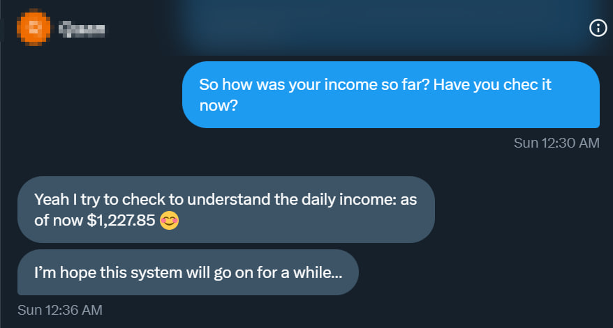 itsannaaarie's tweet photo. Another satisfied investor 💸💸, Congrats 🎉🎉 to this new referral of mine for reaching VIP 5 and receiving more bonuses!! If you are also interested to experienced this kind of satisfaction just message me 📩
 
#USDTSTAKING
#USDTBNBSMARTCHAIN
#BNBSMARTCHAIN
#BEP20NETWORK https://t.co/aGXthbdlWK