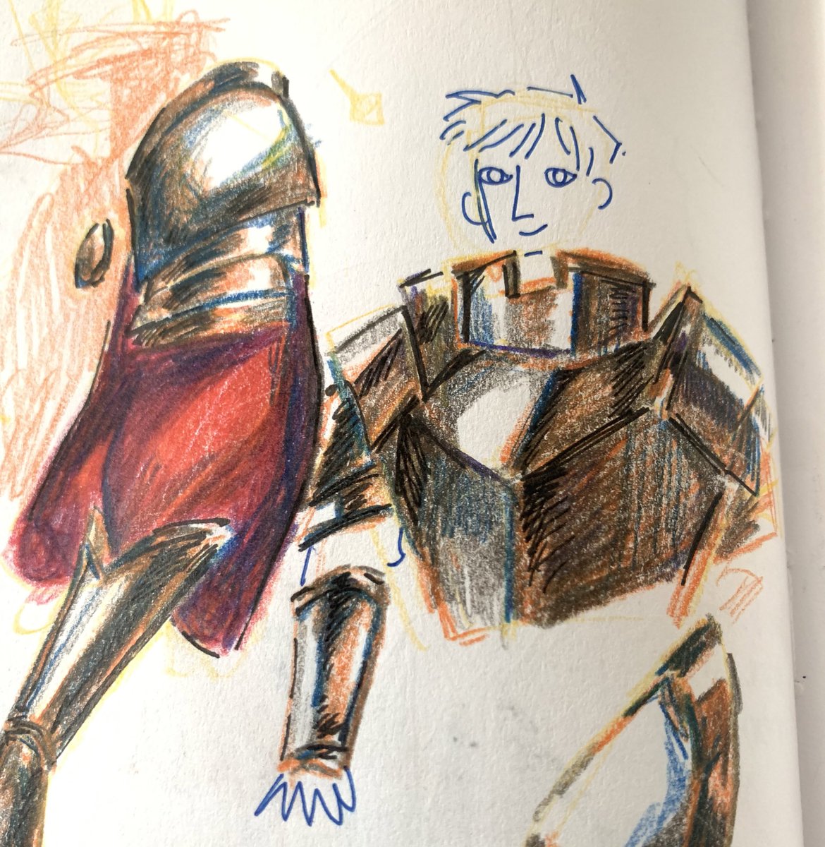 Traditional armor study.
Bare with me