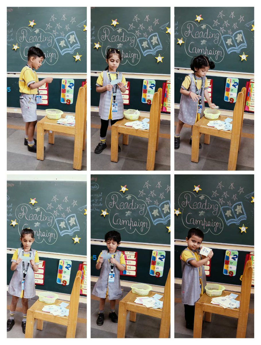SpsMayurVihar's tweet image. Reading Campaign: Empowering Young Minds.
#ECD #funwithlearning #SalwanPublicSchool #MayurVihar #learningengagements #exploringwithlittleones #inspiringkids #growingtogether #youngminds #cvcwords #phonics #readingcampaign