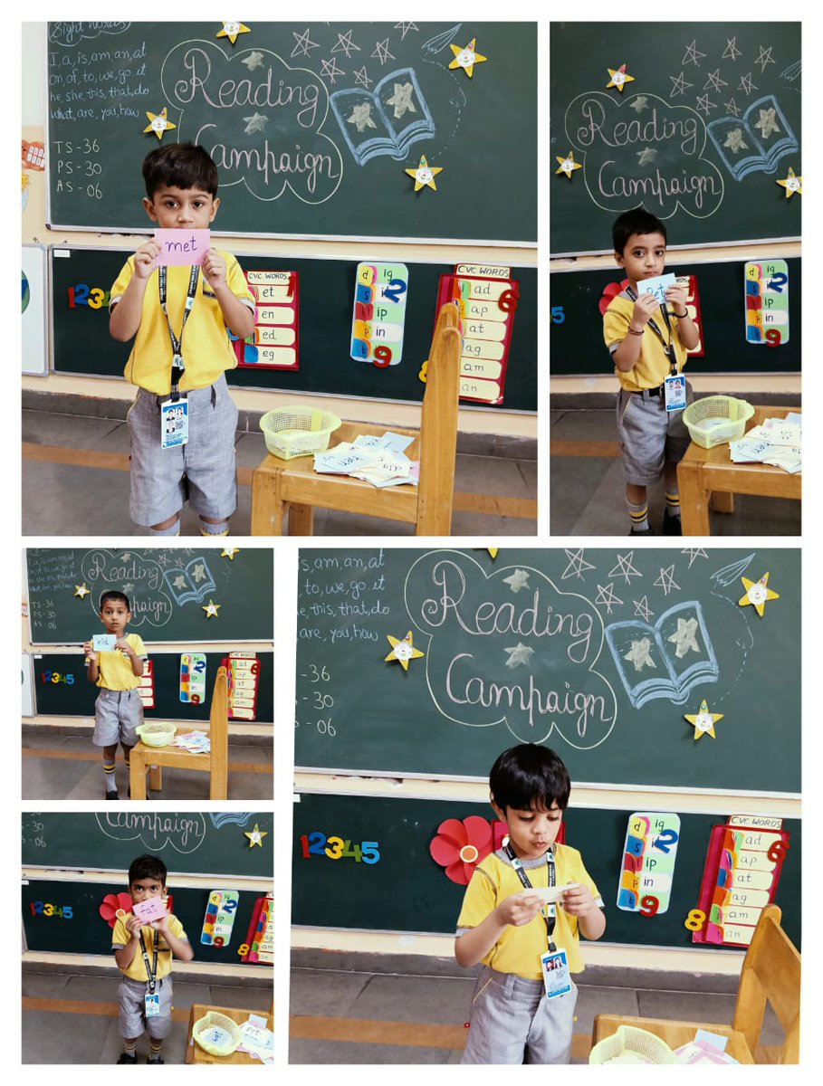 SpsMayurVihar's tweet image. Reading Campaign: Empowering Young Minds.
#ECD #funwithlearning #SalwanPublicSchool #MayurVihar #learningengagements #exploringwithlittleones #inspiringkids #growingtogether #youngminds #cvcwords #phonics #readingcampaign