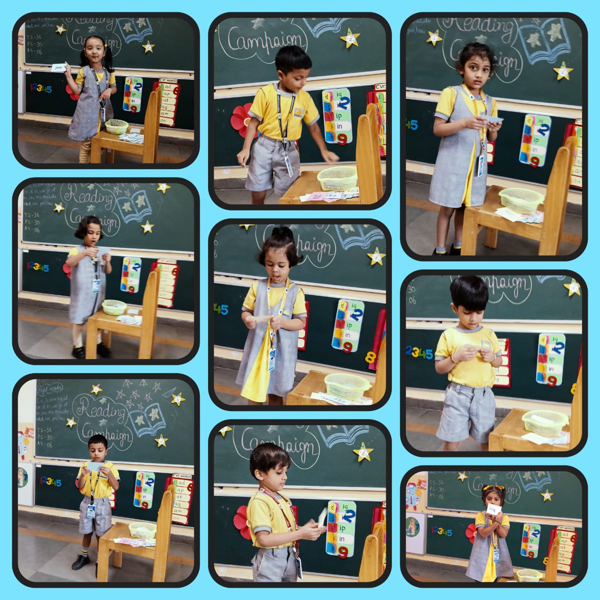 SpsMayurVihar's tweet image. Reading Campaign: Empowering Young Minds.
#ECD #funwithlearning #SalwanPublicSchool #MayurVihar #learningengagements #exploringwithlittleones #inspiringkids #growingtogether #youngminds #cvcwords #phonics #readingcampaign