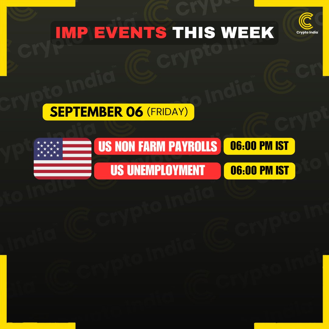 CryptooIndia's tweet photo. 🚨IMP Dates of the week to keep an eye on: https://t.co/ngktKh27eg