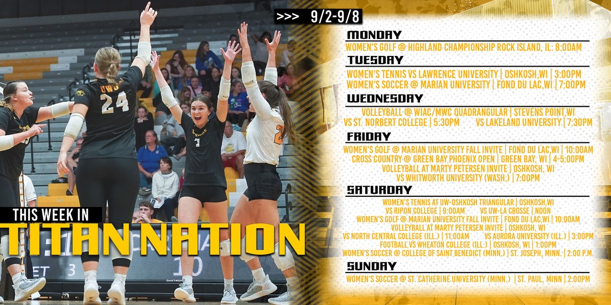 UWOshkoshTitans's tweet photo. ✨This Week in Titan Nation✨ https://t.co/gjSK7rkJF8