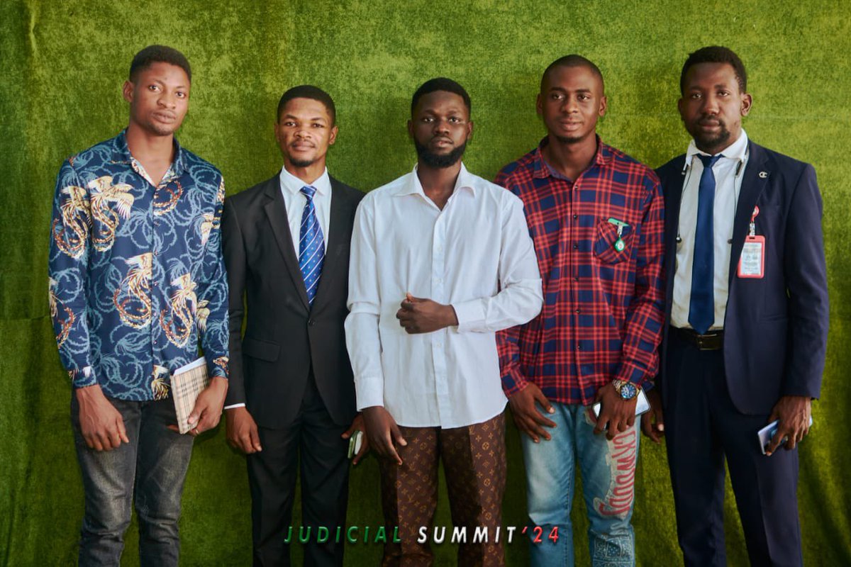 officialeksusug's tweet photo. On Friday, the President of the Union, The Chief Justice of EKSU-SU and his other judges were opprtuned to attend the *Judicial Summit* of the Federal Polytechnic, ADO-EKITI, tagged: " Judiciary: A beacon of Hope"
#Eksusug
#Eksutwitter https://t.co/dQznYxFWQp