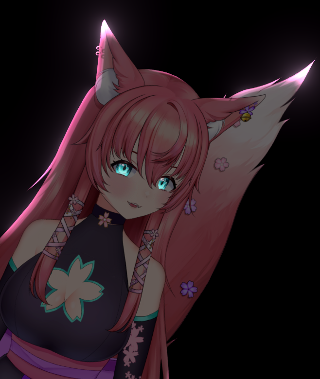 Would you befriend a Kitsune...

What about a pink haired one?