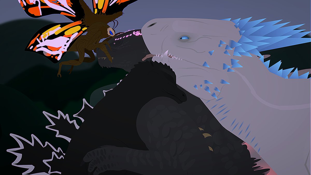kyanzilla's tweet photo. Guuuuh
Silly ship art
@reginaldubel
Anyways buenas noches
#Godzilla #Mothra #Shimo #ZillaJr #Komodithrax #Manda #Tiamat #FanGoji #Jerryama #Mothzilla #Shimozilla #Godzillart #Sticknodes #digitalart https://t.co/80mq77aYa7