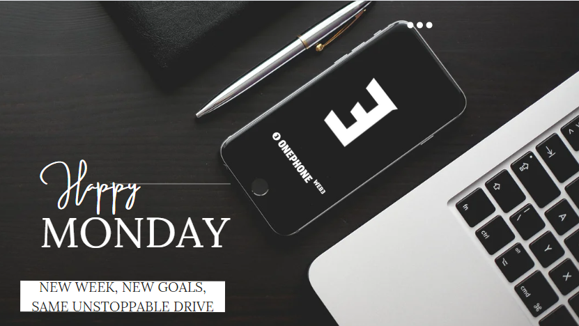 ken_natividad13's tweet photo. ๐ Let's set the tone for a week of productivity and growth.
With @OnePhoneWeb3 , you're equipped with the tools to thrive in the Web3 world.
Donโt miss out on the latest updatesโfollow us to stay in the loop and be the first to know!
๐ https://t.co/nAZm0o5U7V
#OnePhoneWeb3 #OnePhone