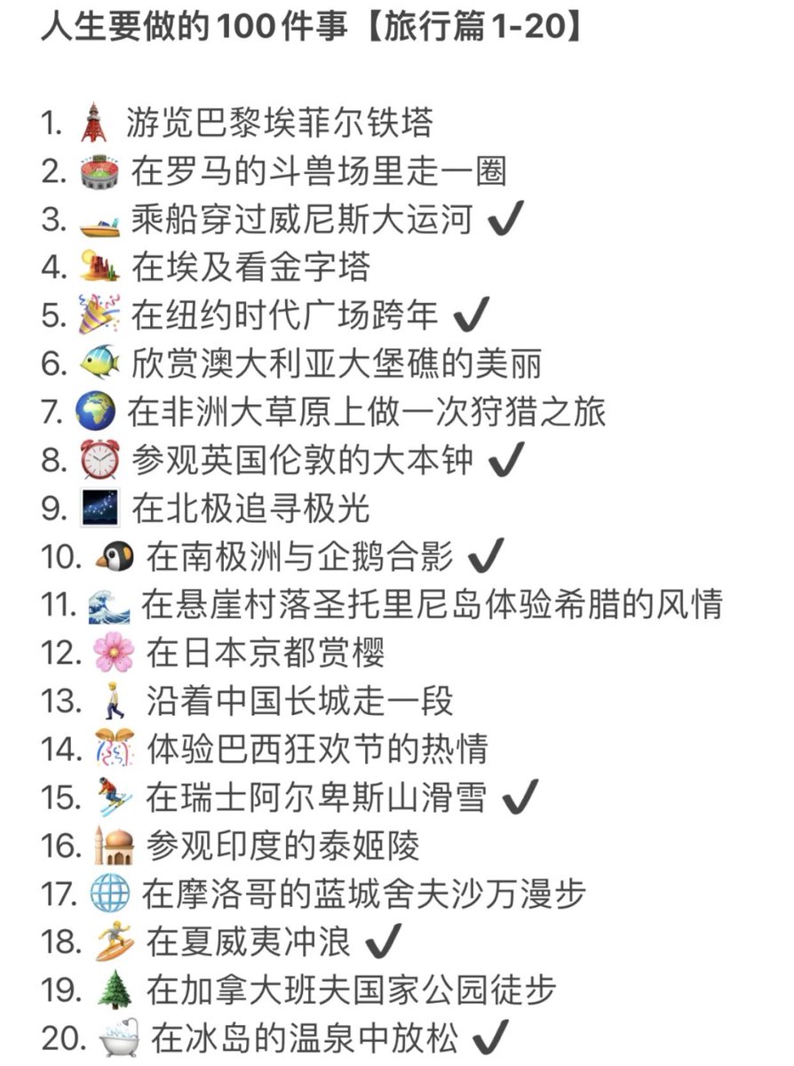 人生要做的100件事（旅行篇）