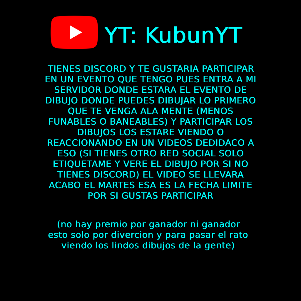 nerokisyt's tweet photo. #YouTube #evento #divercion #dibujo https://t.co/8sr4HlCBZg