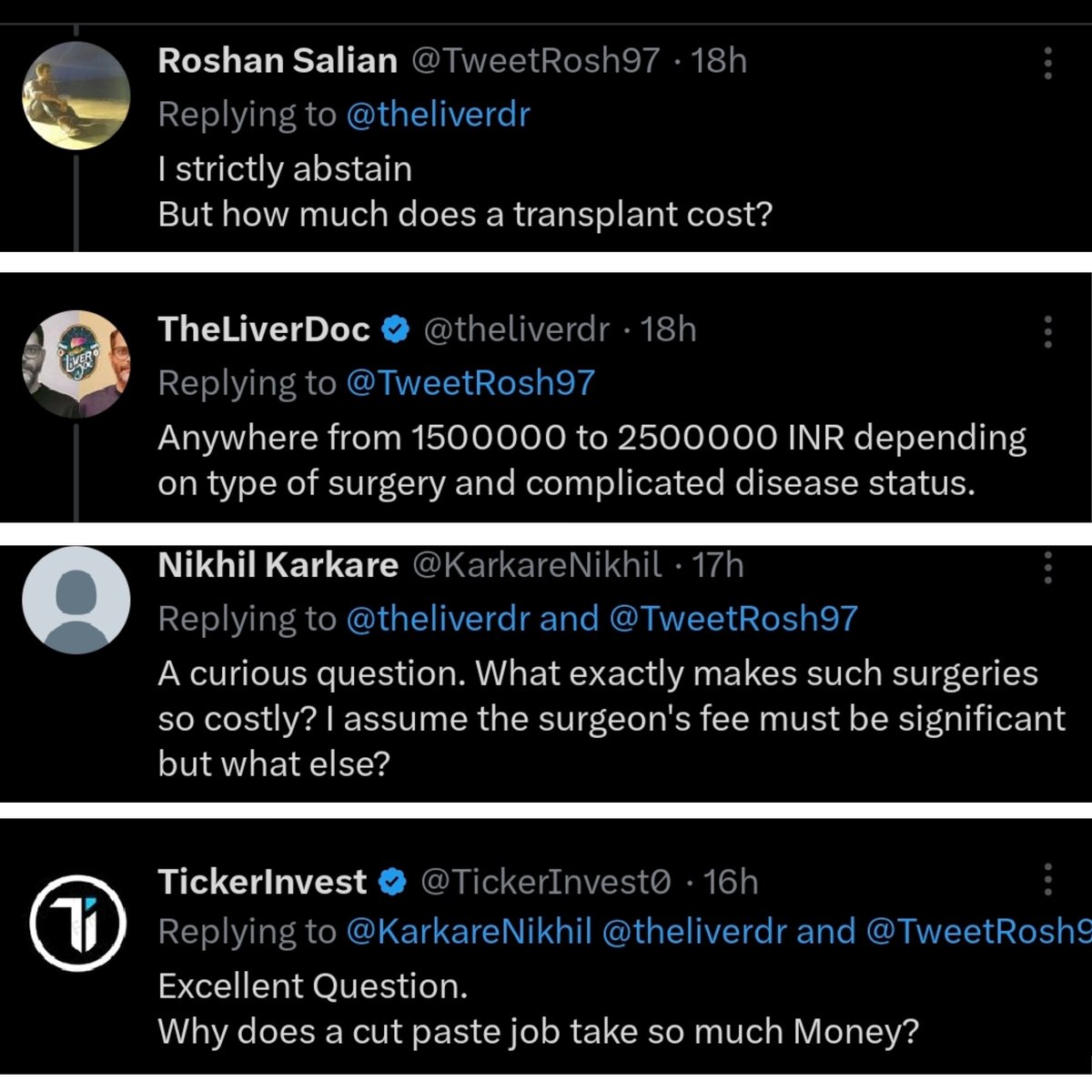 theliverdr's tweet image. The average non-medical person always seems to consider tertiary medical care as some kind of a con job. This is due to extreme health illiteracy, belief in conspiracy theories, embracement of dogmatic and traditional views in healthcare, high or very low educational status and…