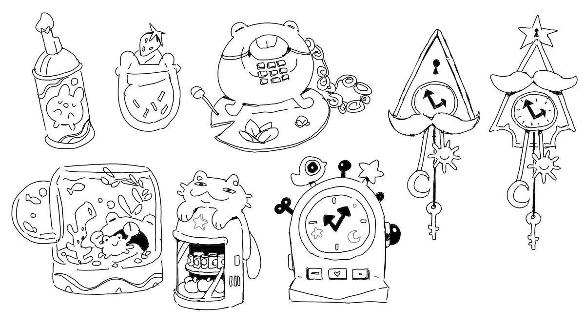 Item sketches