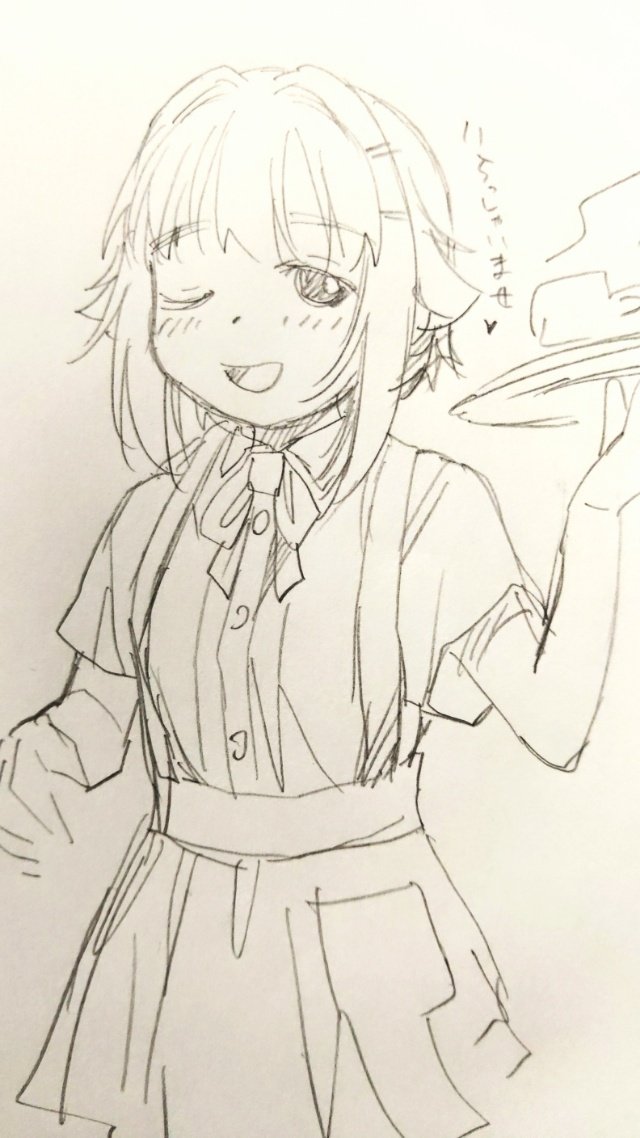 142'sCafe制服デザインラフ幸子 