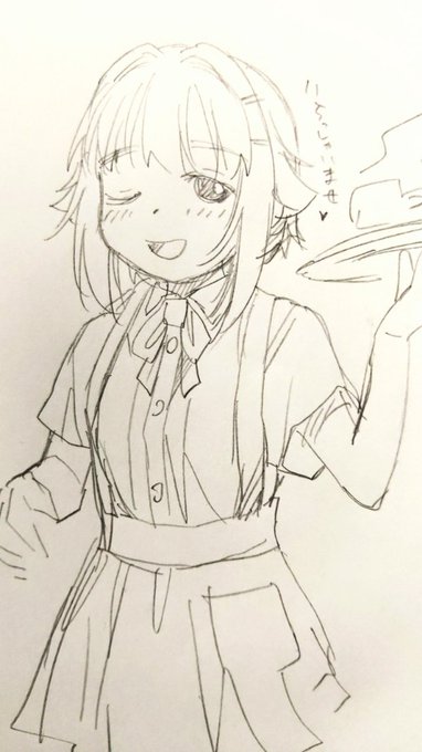 142'sCafe制服デザインラフ幸子 