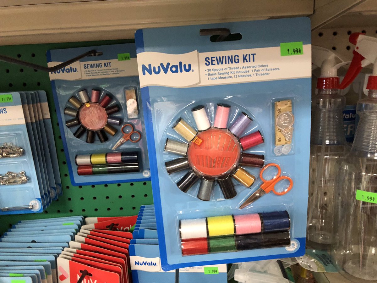 CamerotaJolie's tweet image. Shopping at the Dollar Mart in Riverside #sewingthreads