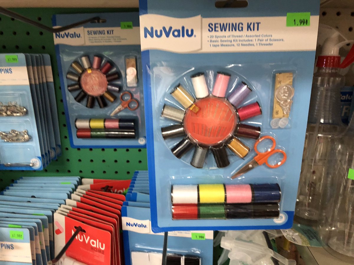 CamerotaJolie's tweet image. Shopping at the Dollar Mart in Riverside #sewingthreads