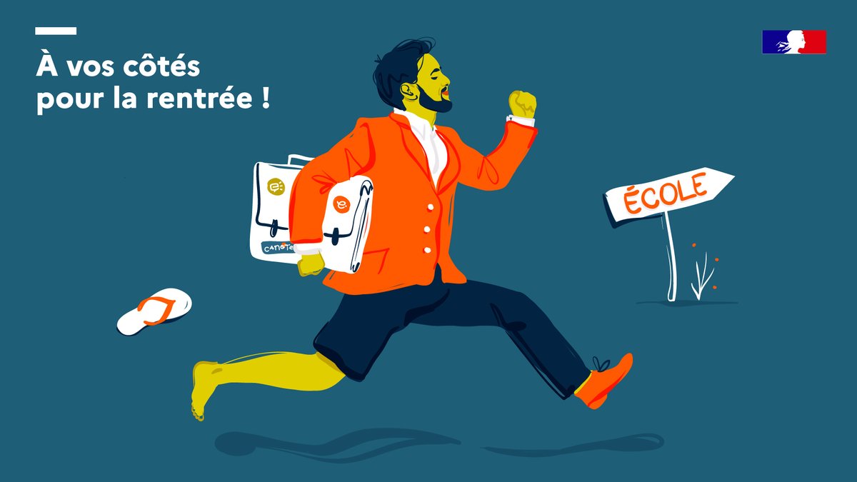 🔔🏫  Réseau Canopé souhaite à tous les enseignants, personnels administratifs, ATSEM, AESH... et tout le personnel éducatif une très belle #rentréescolaire 2024-2025 !

Retrouvez toutes nos clés pour bien aborder ce début d'année 
swll.to/rentree-2024-X
