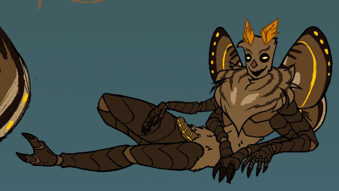 a lil teaser of my NSFW ref <a href="/violetcentipede/">hellacentipedes || 18+ NSFW/NSFL</a> is cooking up, a "doodle" showing off some of my finer aspects 

#Balensfw