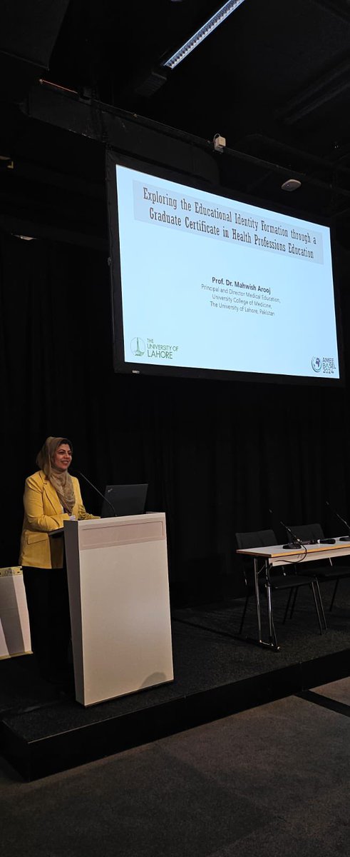 AroojMahwish's tweet photo. Pleased to present my AMEE 2024 Research on How Longitudinal Training Shapes the Educational Identities of Health Professionals. Grateful for the 2021 AMEE grant. Looking forward to continued innovation and collaborating in Medical Education
#amee2024 #ucmd #uol https://t.co/lbTeAoKAMA